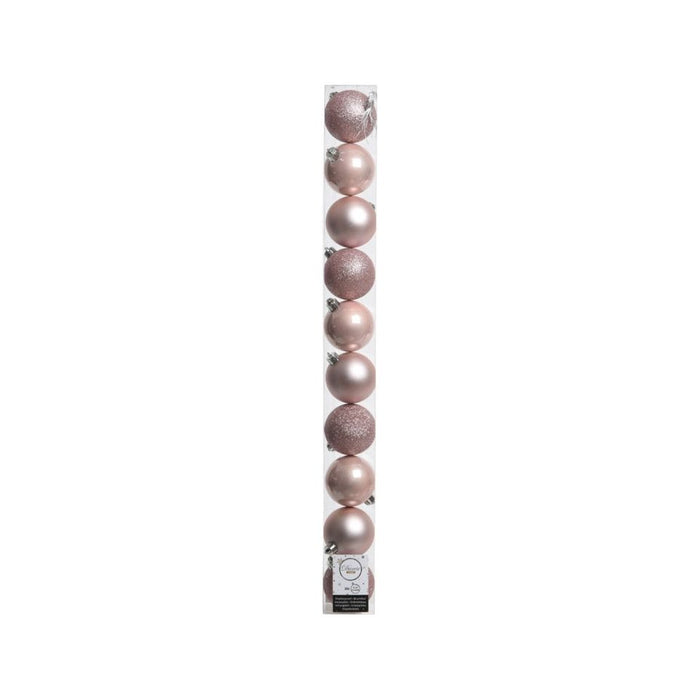 Shatterproof Plain Baubles Tube 10