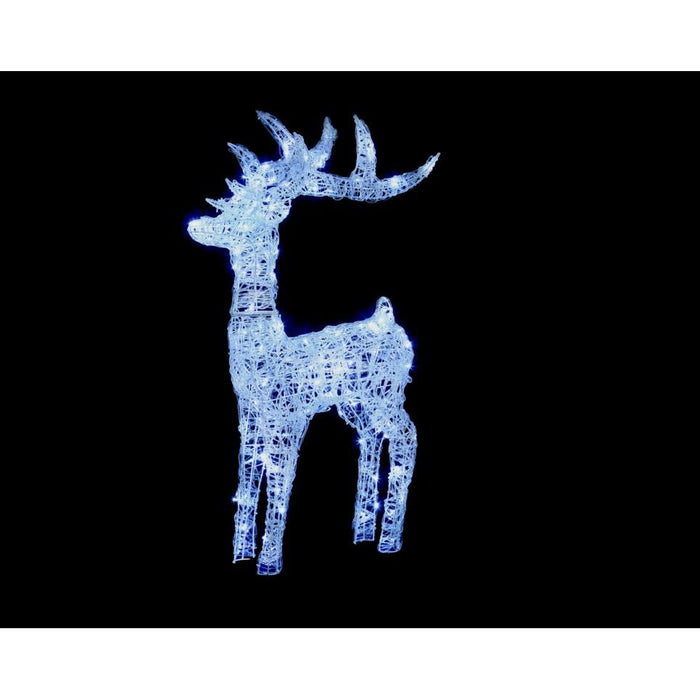 Acrylic Reindeer 160 White LEDs